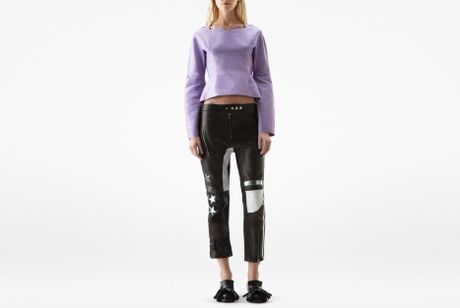 Acne Stardust Leather Pants Ss12 in Black - Lyst