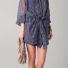 Antik Batik Tica Print Dress in Blue - Lyst