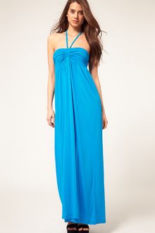 ASOS Collection Maxi Dress With Ruched Bust - Lyst