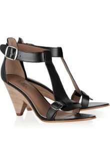 Belle By Sigerson Morrison Buckled Leather Sandals - Lyst