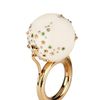 Bibi Van Der Velden Ivory Rolling Boule Ring in White - Lyst