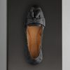 Burberry Leather Tassel Ballerinas in Black - Lyst