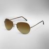 Burberry Halfframe Aviators in Brown (pale gold) - Lyst