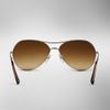 Burberry Halfframe Aviators in Brown (pale gold) - Lyst