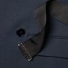Carven Double Breasted Cotton Jersey Overcoat in Blue for Men - Lyst