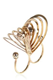 Delfina Delettrez Triple Love Balls Double Ring - Lyst