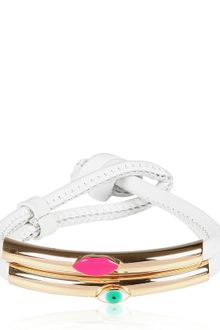 Delfina Delettrez Mouth and Eye Bracelet - Lyst