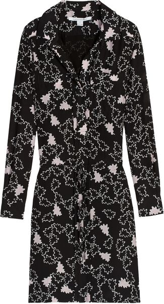 Diane Von Furstenberg Taya Dress in Black - Lyst