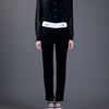 Gucci Contrast Waist Trouser in Black - Lyst