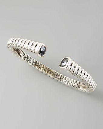  Square Kick Cuff Hematite 