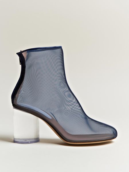 Maison Martin Margiela Defile Womens Sheer Trunk Boots in Blue - Lyst