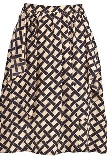 Marni Brick Ruffle Skirt - Lyst