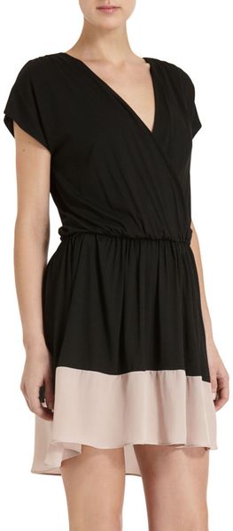  Contrast Hem Dress 