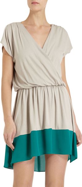  Contrast Hem Dress 