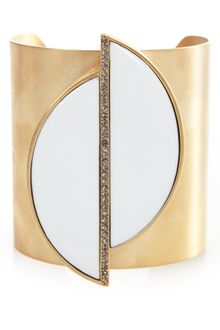 Paige Novick Enamel Stone Cuff - Lyst