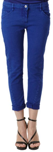 Patrizia Pepe Trousers in Blue (chemical blue) - Lyst