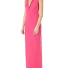 Patrizia Pepe Long Dress in Pink (virtual pink) - Lyst