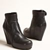 Rick Owens  Wedge Ankle Boots in Black - Lyst