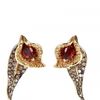 Shaun Leane Salomè Lily Studs with Leaf Back Earring in Gold - Lyst
