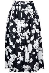 Valentino Vintage Fruit Print Skirt