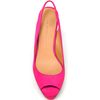 Zara Suede Slingback in Pink (white) - Lyst