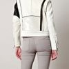 Acne Stars Long Leather Jacket in White - Lyst