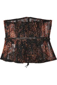 Agent Provocateur Zsa Zsa Swarovski Crystalembellished Lace Waspie - Lyst
