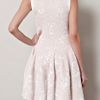Alexander Mcqueen Barnacle Jacquard Knitted Dress in Beige (white) - Lyst