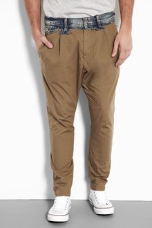 D&G Stone Drop Carrot Denim Waistband Chinos - Lyst