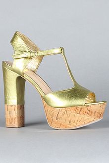 Dolce Vita The Baxter Shoe in Gold Leather - Lyst