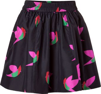  Night Bird Taffeta Skirt 