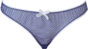  Blue Lagoon Silk Chiffon Panty 