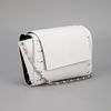 Paco Rabanne Metal and Leather Bag in White - Lyst