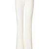 Versace Stud Detailed Flared Pants in White (ivory) - Lyst