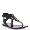 Belle By Sigerson Morrison Randy Sandals in Black - Lyst
