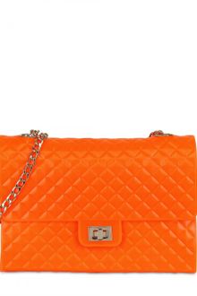 Designinverso Quilted Pvc Shoulder Bag - Lyst