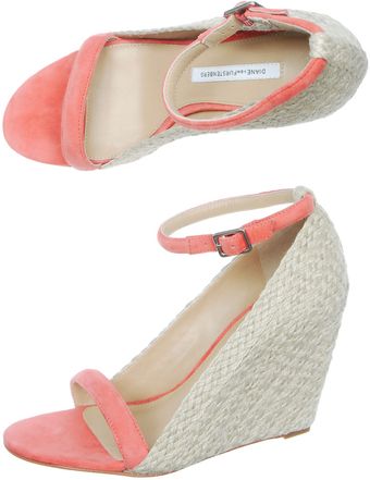 Diane Von Furstenberg  Jute Wedges - Lyst