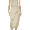 Giorgio Armani Metallicwoven Oneshoulder Dress in Gold - Lyst