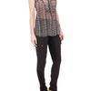 Matthew Williamson Tokyo Weave Chiffon Shirt in Purple (black white) - Lyst