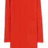 Tibi Slit Back Shift Dress in Red - Lyst