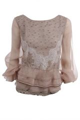 Valentino  Inday Sunset Stripe Racerback Vest Mid Pink