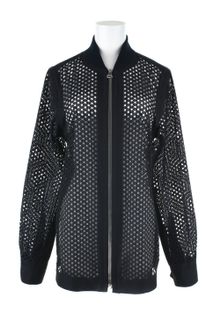 Alexander Wang Laser Cut Polyester Poplin Bomber - Lyst
