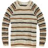 Etoile Isabel Marant Striped Crochet Long Sleeve Sweater in Beige (noir) - Lyst