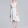 Lela Rose Belted Jacquard Dress in Pink (rose) - Lyst