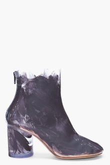 Maison Martin Margiela Painted Tranparent Boots - Lyst