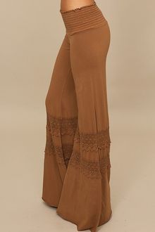 Nightcap Smocked Crochet Beach Pant - Lyst