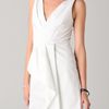 Rachel Roy Draped Wrap Dress in White (natural) - Lyst