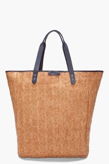 Rag & Bone Leather Trimmed Market Tote - Lyst