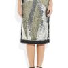 Sonia Rykiel Sequined Skirt in Black (silver) - Lyst