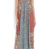 Zimmermann Collector Printed Cotton Maxi Dress in Blue (multicolored) - Lyst